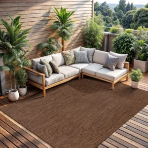 Outdoor Rug 9x12 Modern Area Rugs for Large Indoor and Outdoor Patios and Porches