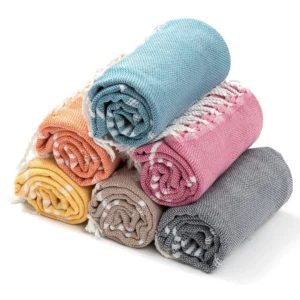 Cotton Turkish Beach Towel 90*180CM Sauna Spa Gym sports Fitness Fringed